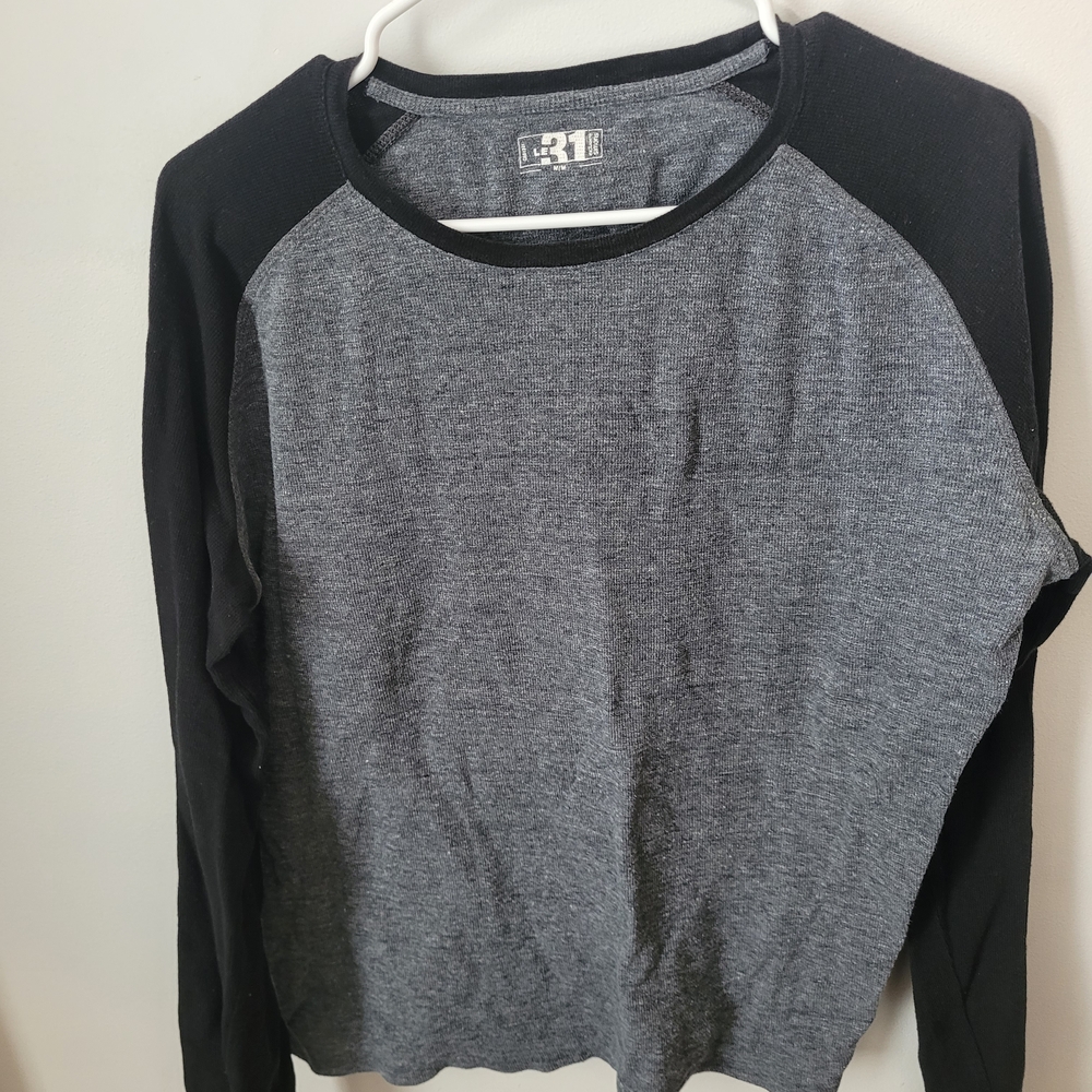Simons Black and Gray Men's Shirt